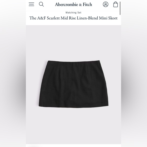 Abercrombie & Fitch Dresses & Skirts - Abercrombie & Fitch Black Midi Skirt